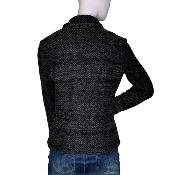 ANNE CLAIRE Sweater Top Merino Wool Made in Italia Three Front Buttons Size M - Picture 6 of 11